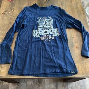 Sean John Blue Long Sleeve Graphic Tee